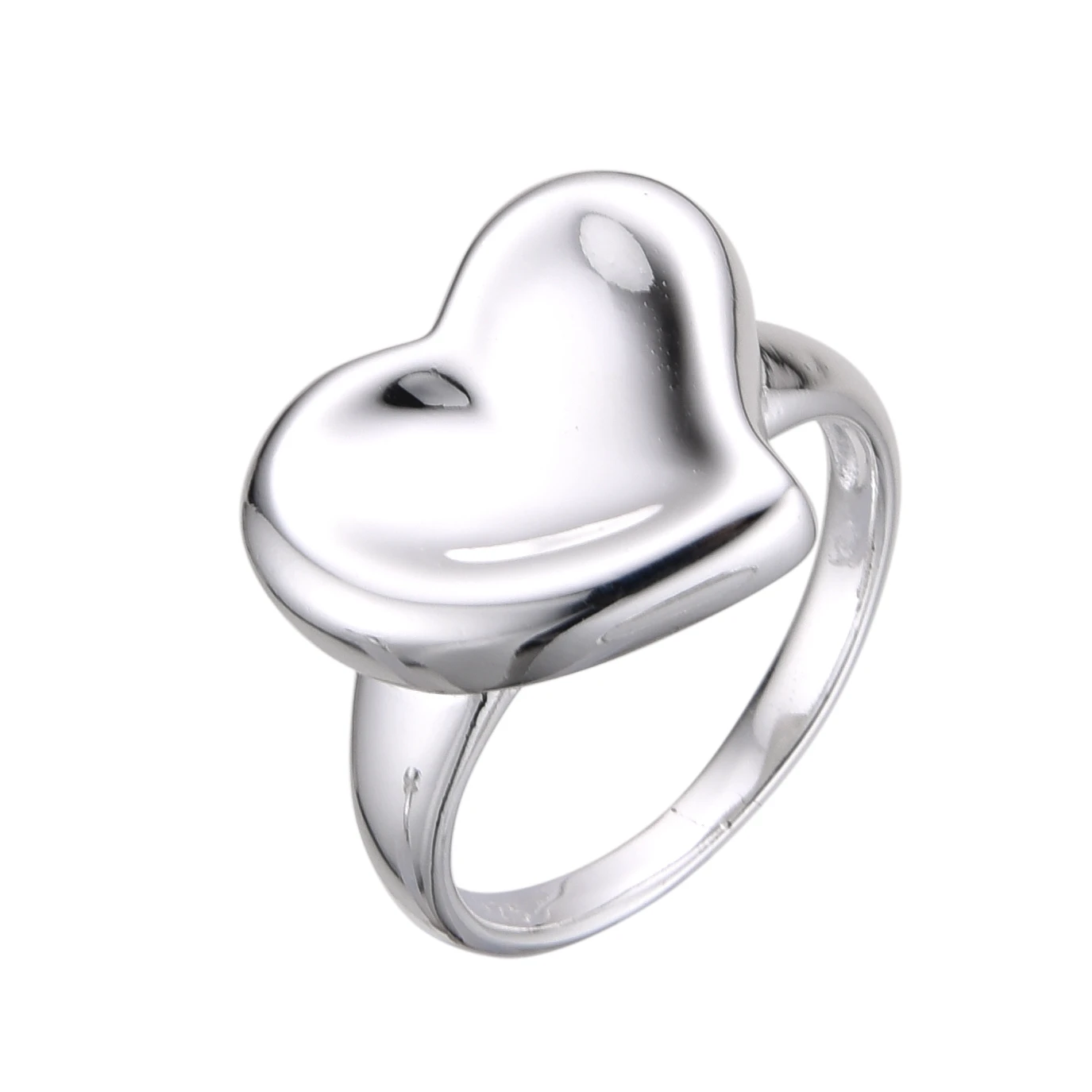 ANILLO CORAZÓN LISO