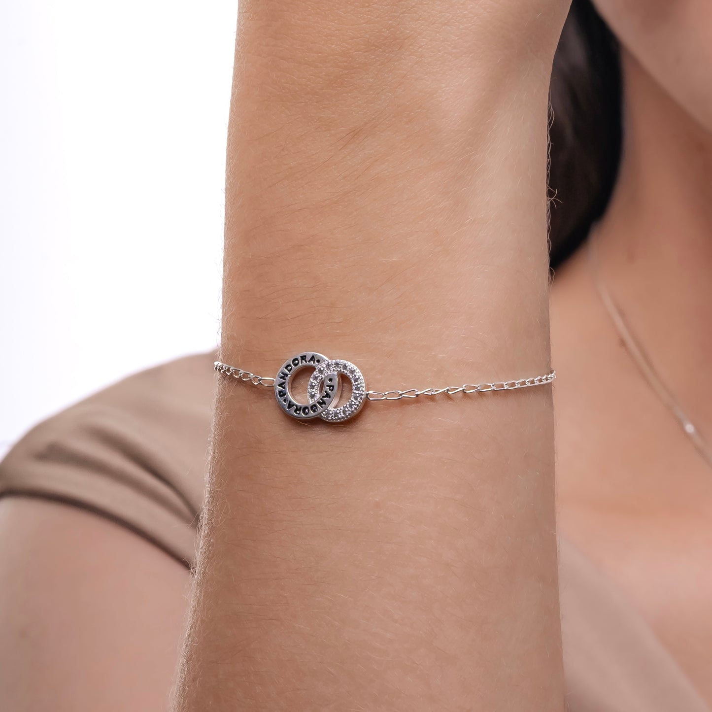 PULSERA ESTILO PANDORA PLATA