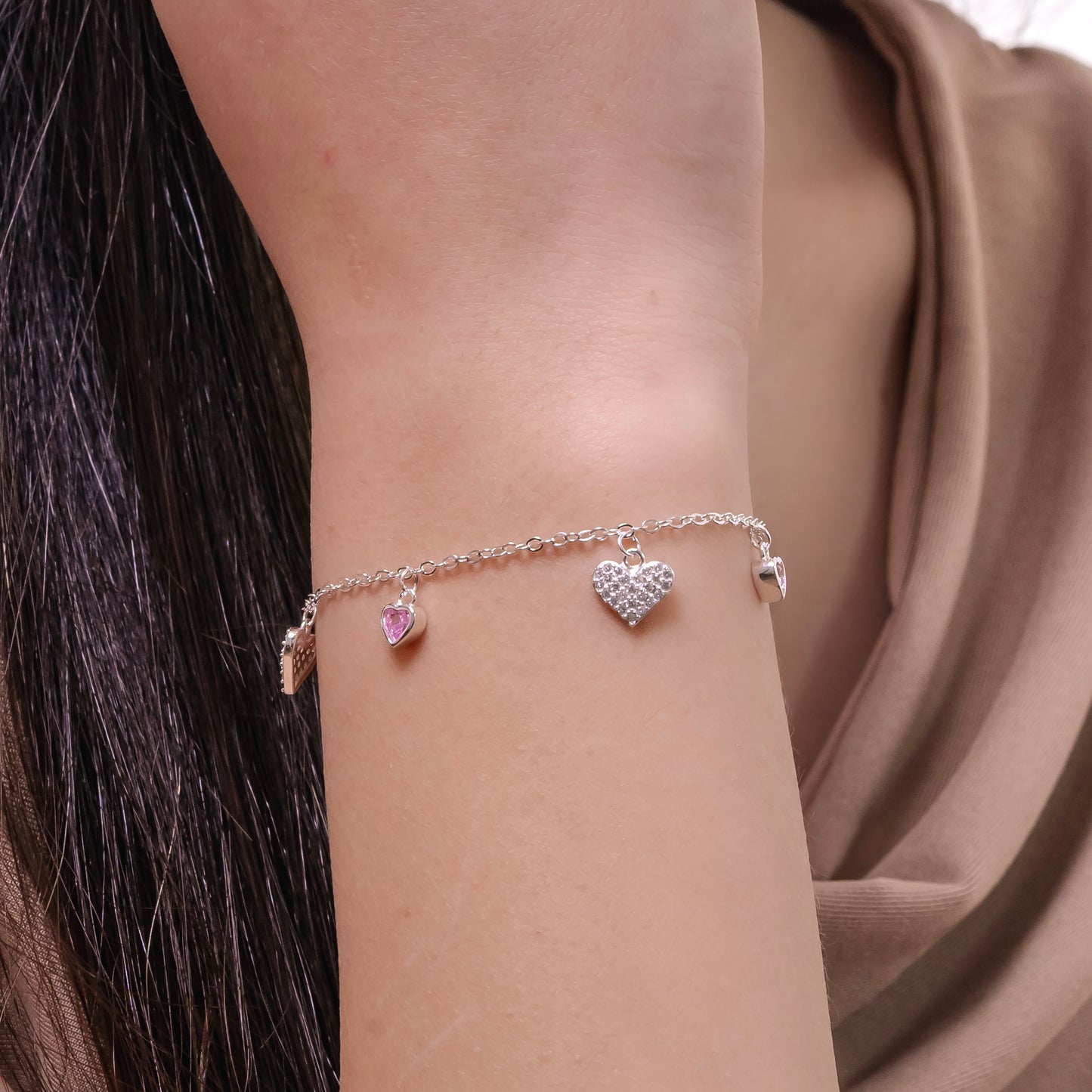 PULSERA DILHA PLATA