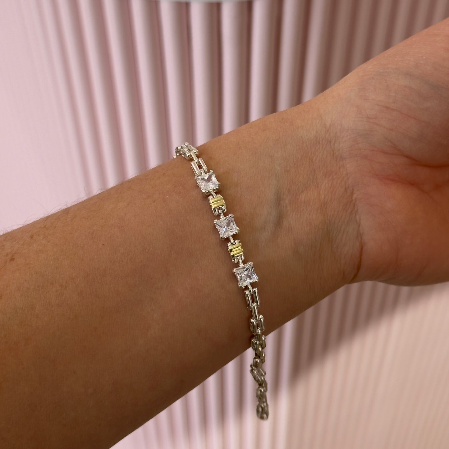 PULSERA YULIETTE PLATA Y ORO