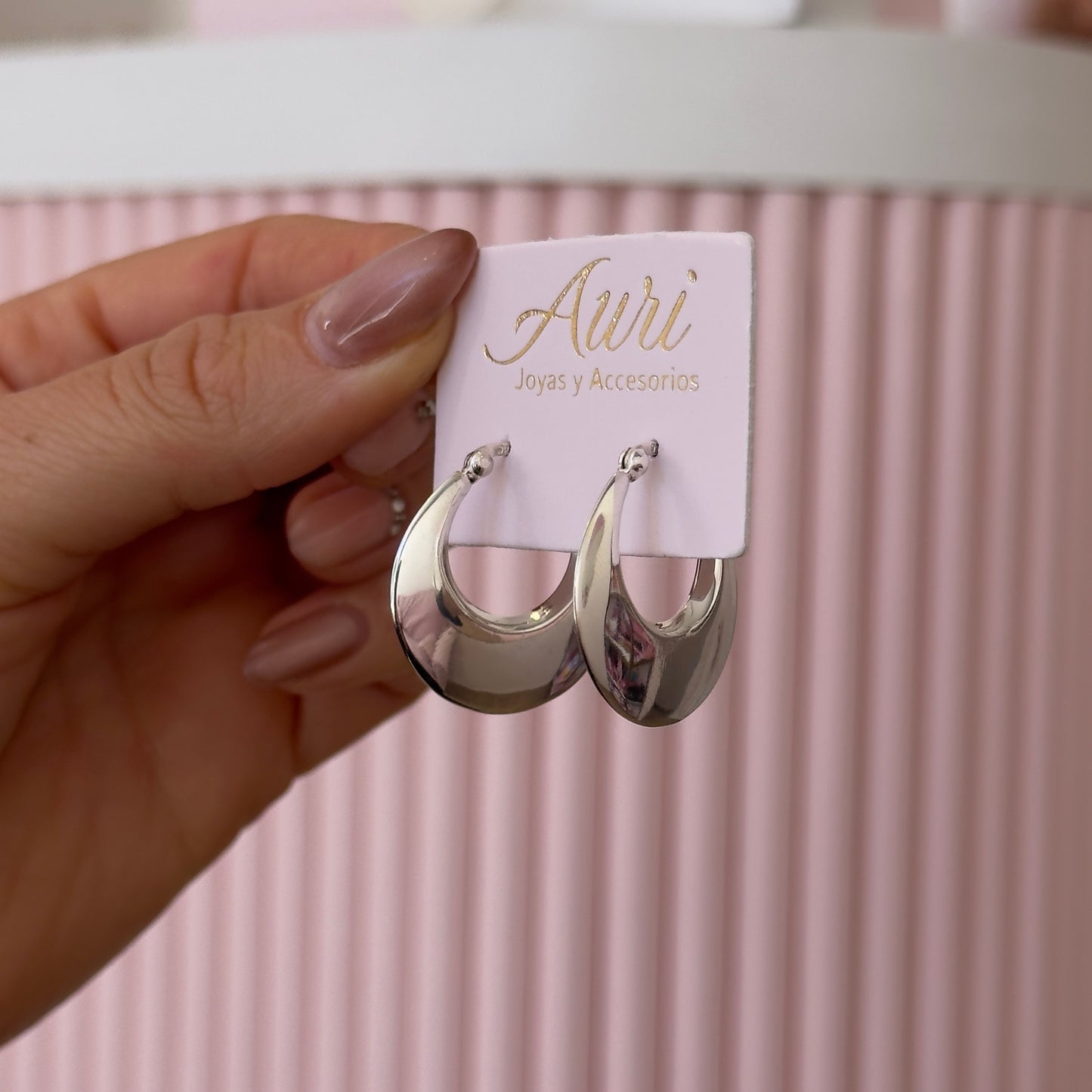 AROS KIARA PLATA LISA