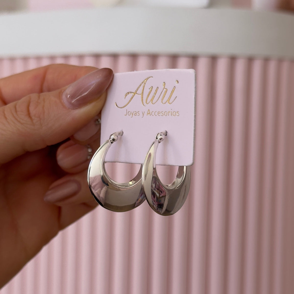 AROS KIARA PLATA LISA