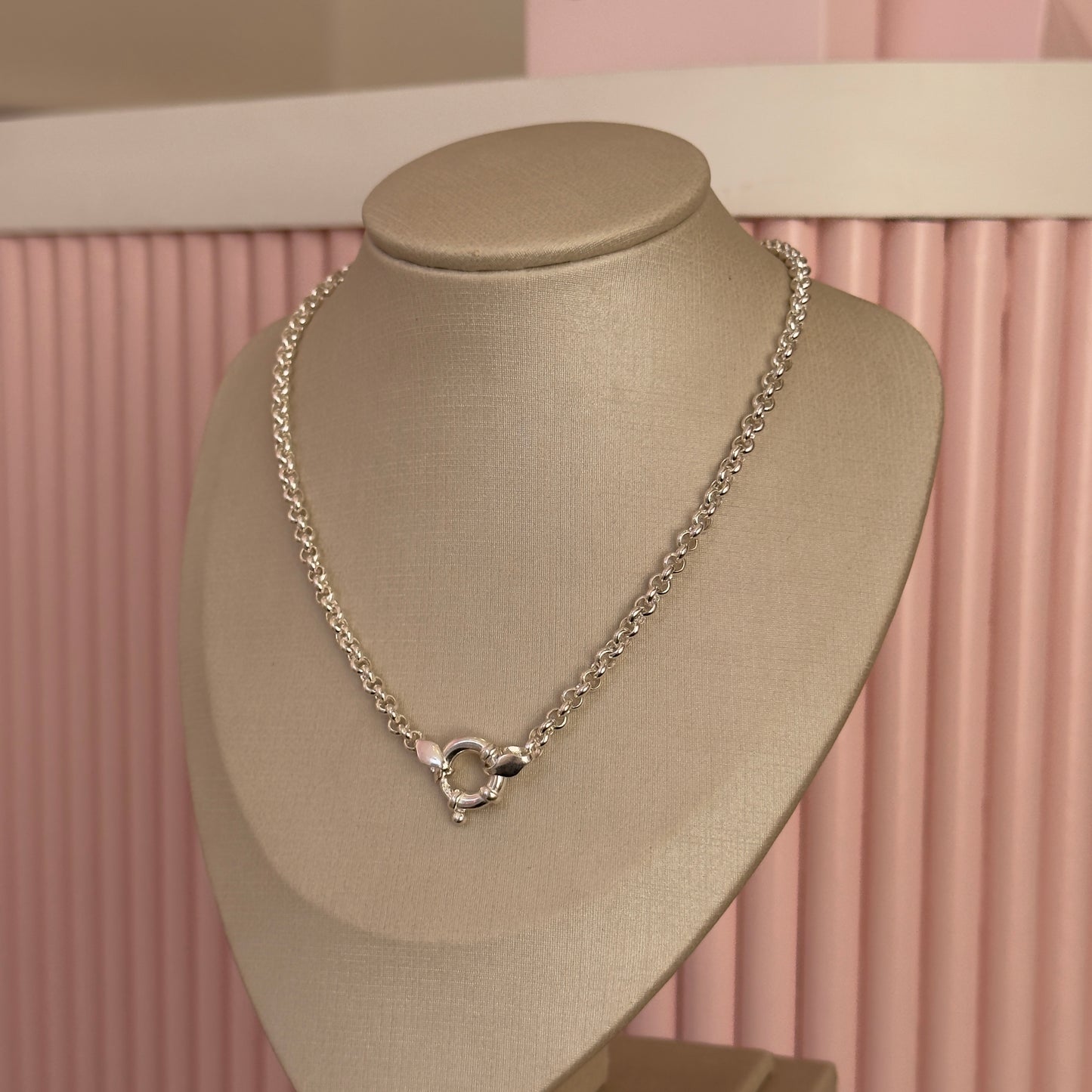 CADENA ROLOS DE PLATA