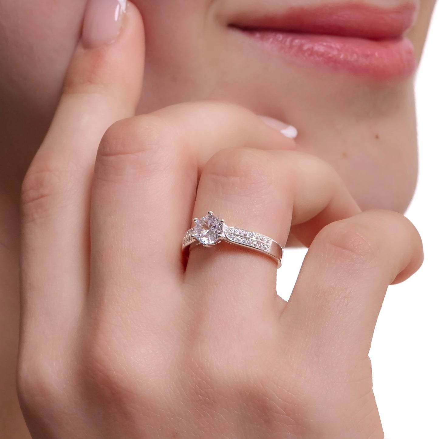 ANILLO CINTILLO ALIANA PLATA