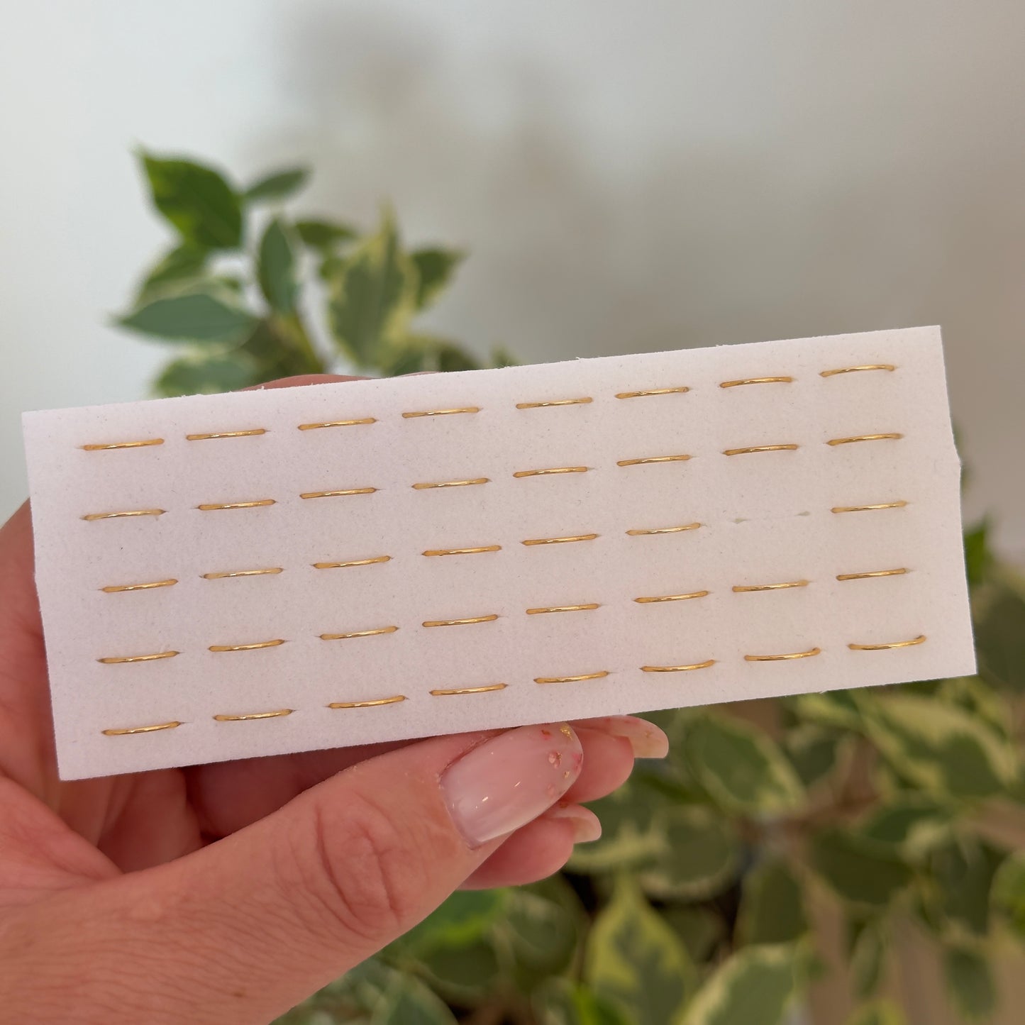 MINI AROS DE ACERO DORADO