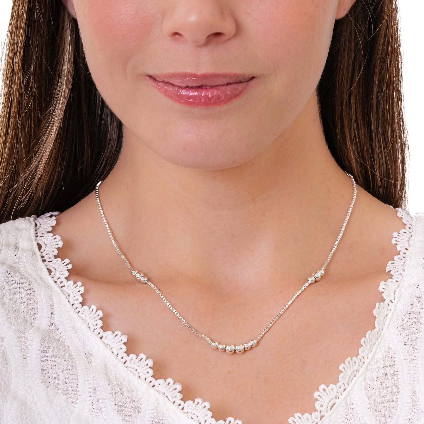 CADENITA ACERO BLANCO