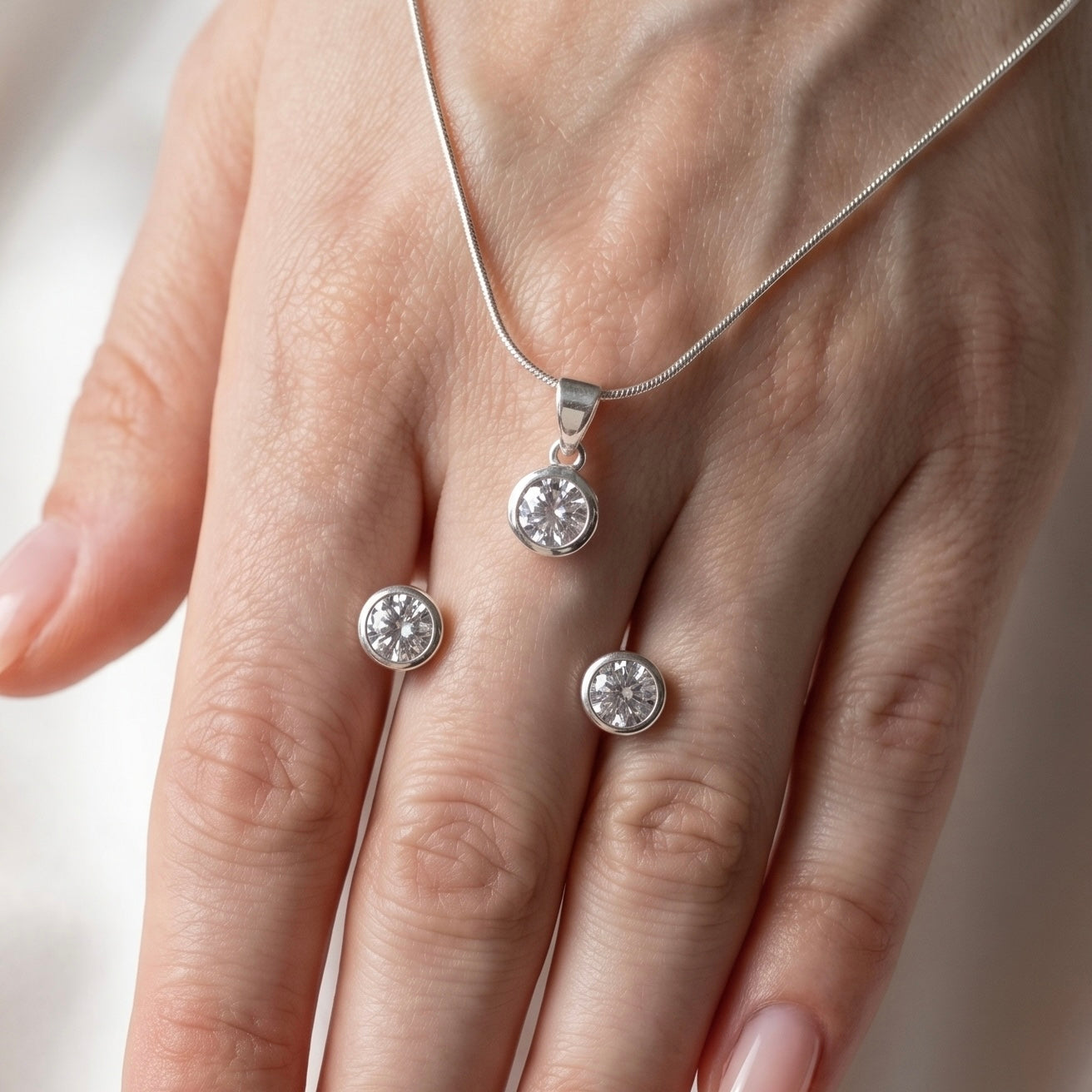 CONJUNTO PUNTO DE LUZ PLATA