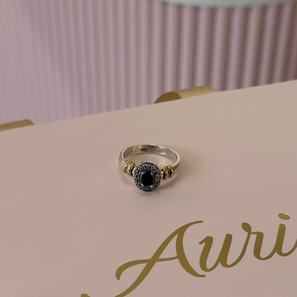 ANILLO OFELIA PLATA Y ORO
