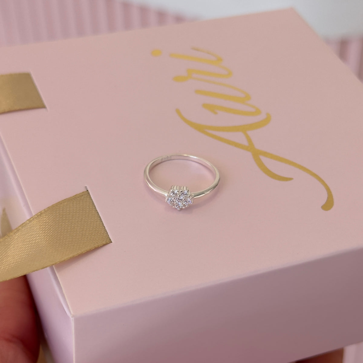 ANILLO FIORE PLATA