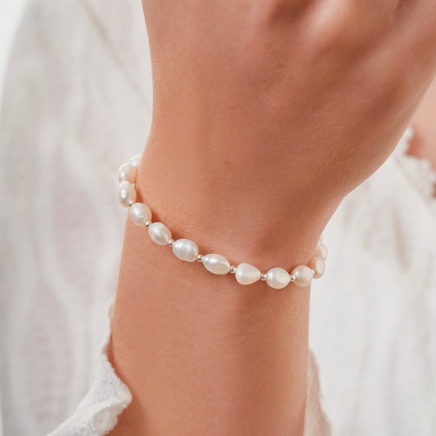 PULSERA DE PERLAS DE RÍO