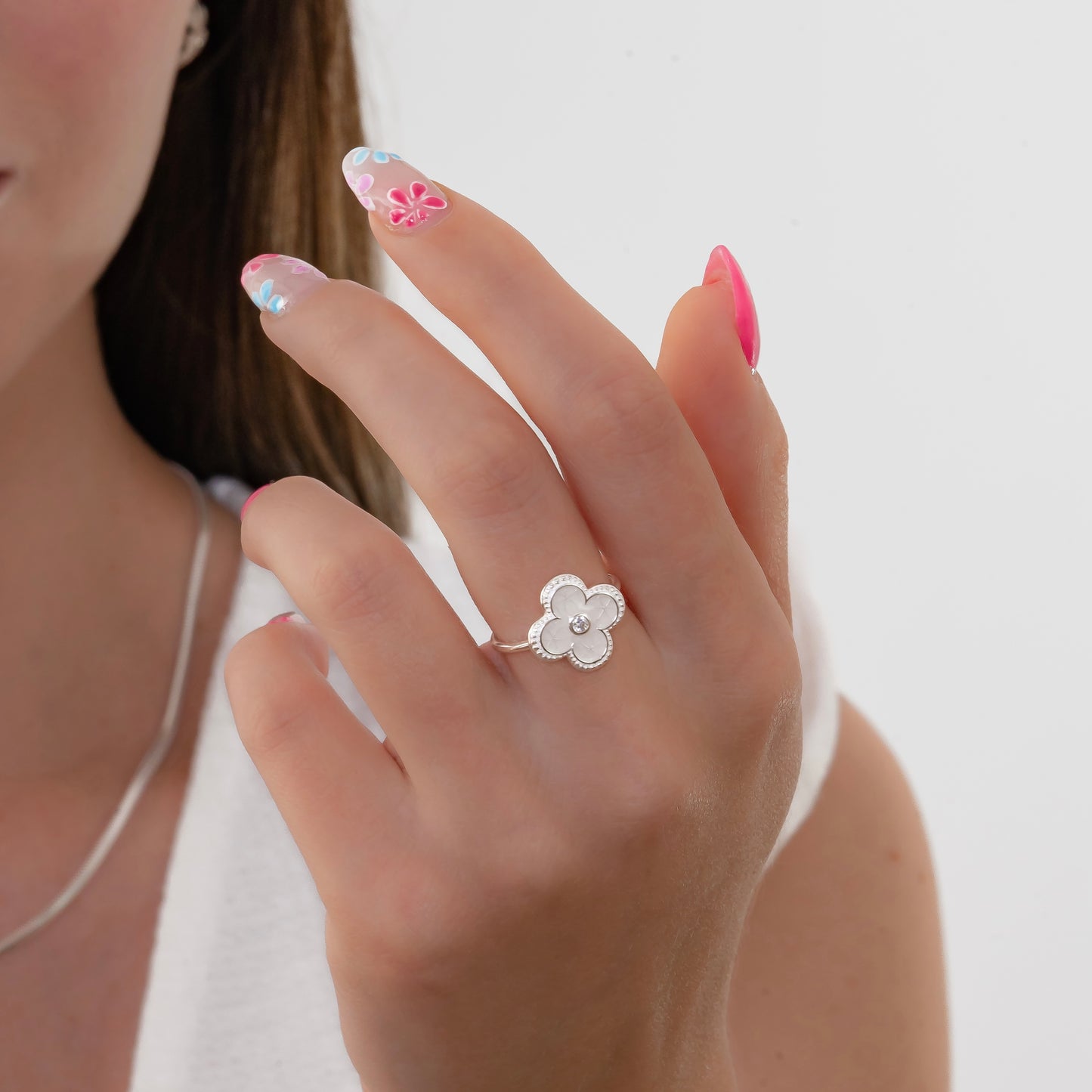 ANILLO ESTILO VAN CLEEF