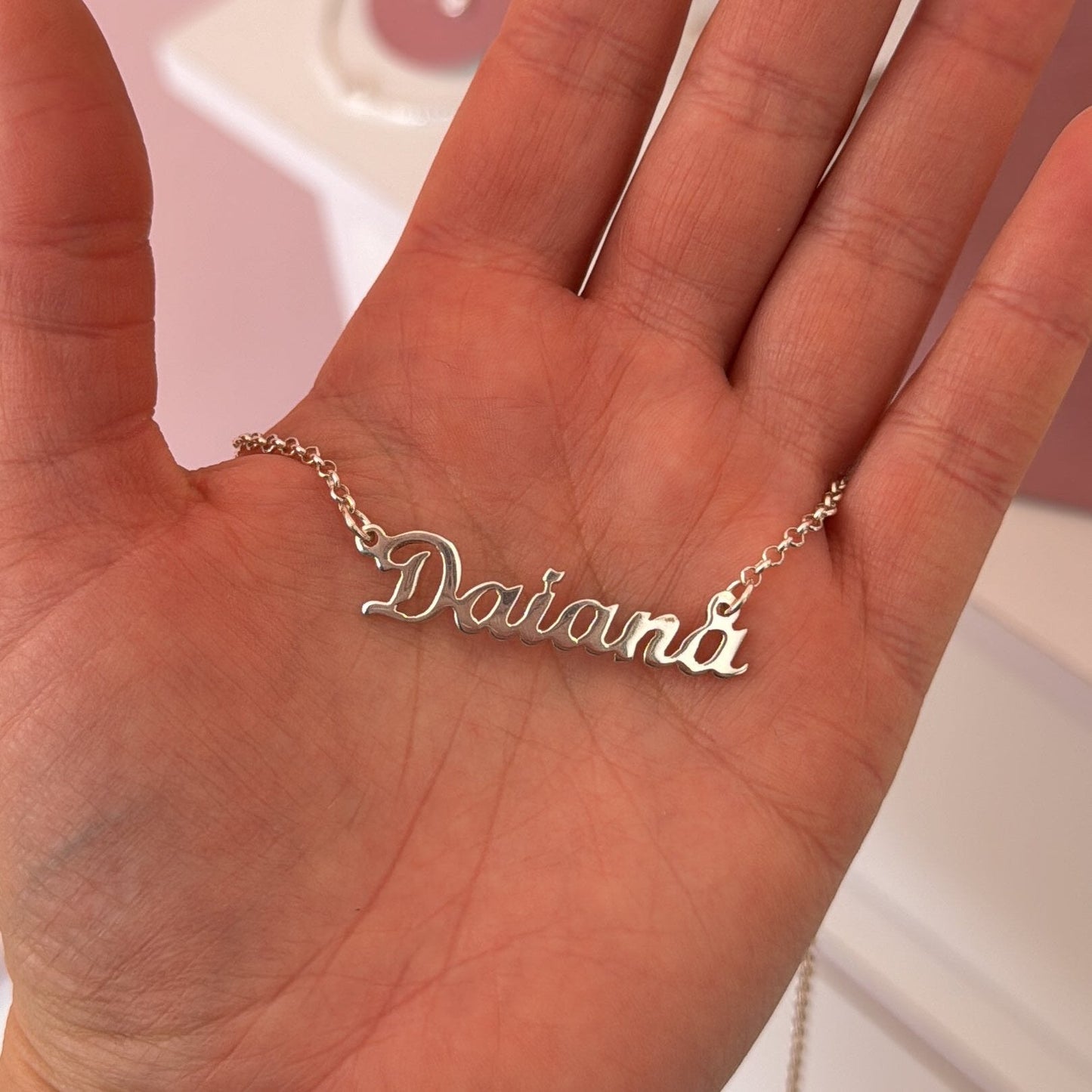 CADENITA PERSONALIZADA PLATA