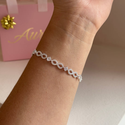 PULSERA INFINITOS Y PUNTOS DE LUZ