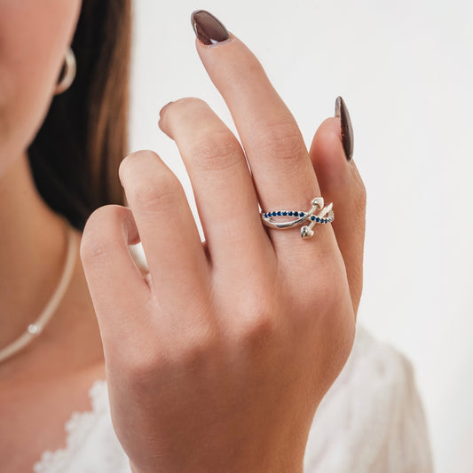 ANILLO DOBLE CORAZÓN
