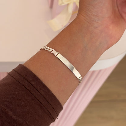 ESCLAVA UNISEX PARA GRABADO PLATA