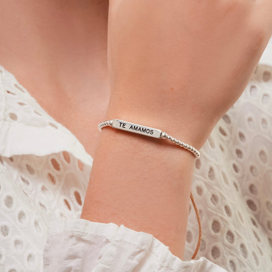 PULSERA BARRITA “Te amamos”