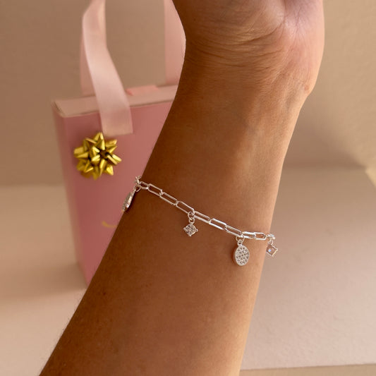 PULSERA CÍRCULOS Y PUNTOS DE LUZ