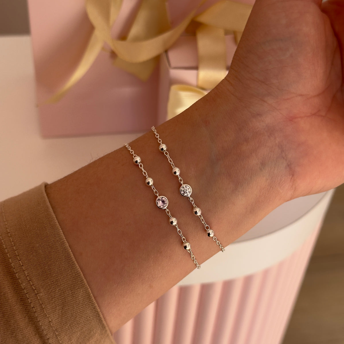 PULSERAS NANDA PLATA