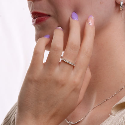 ANILLO SIN FIN PLATA
