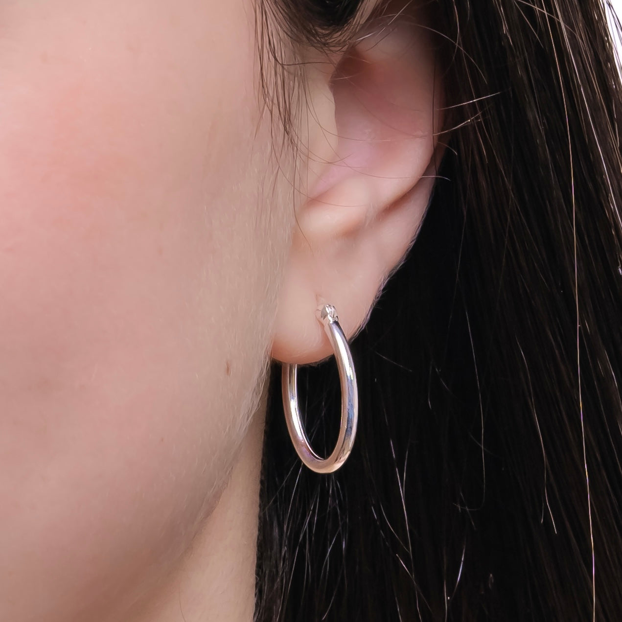 AROS LISOS OVAL PLATA