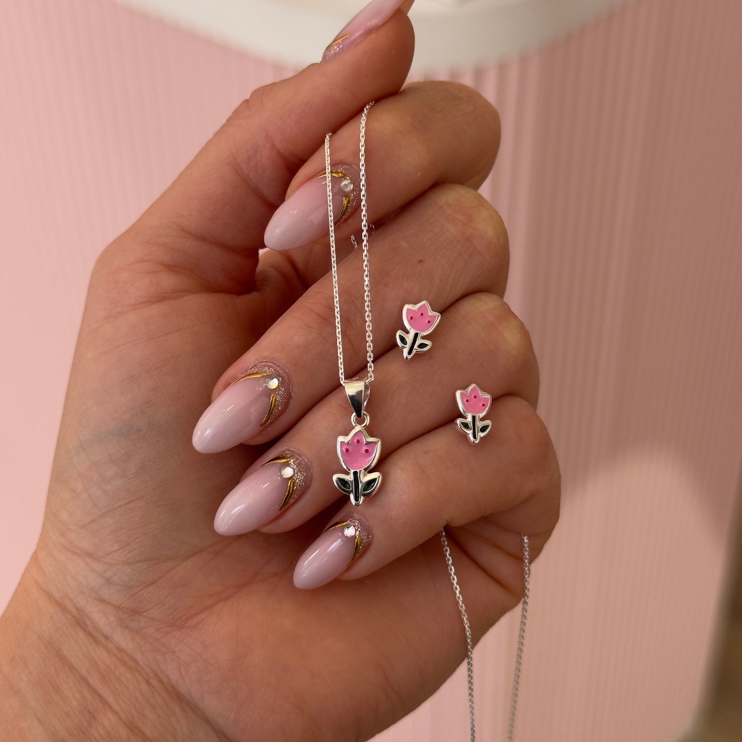 CONJUNTO TULIPÁN PLATA