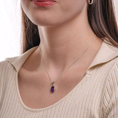 CADENITA AMATISTA PLATA