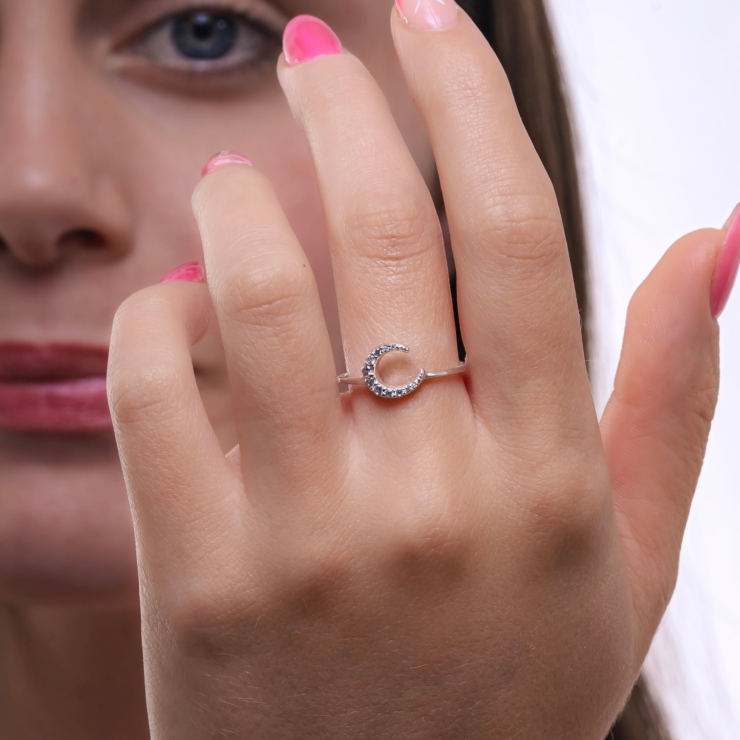 ANILLO LUA PLATA