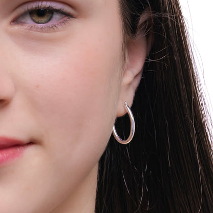 AROS LISOS OVAL PLATA