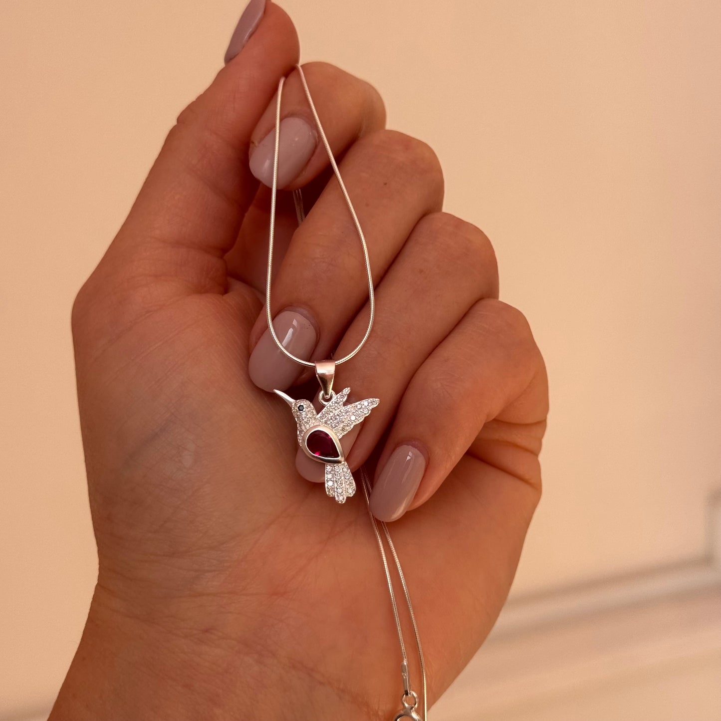 CADENITA COLIBRÍ ROJO