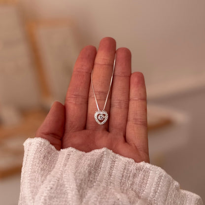 CADENITA CORAZÓN Y PUNTO DE LUZ