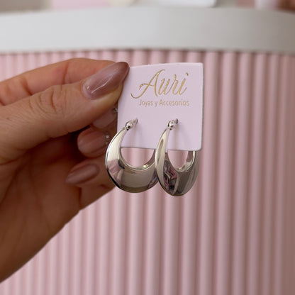AROS KIARA PLATA LISA