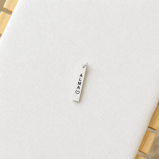 BARRITA PERSONALIZADA PLATA