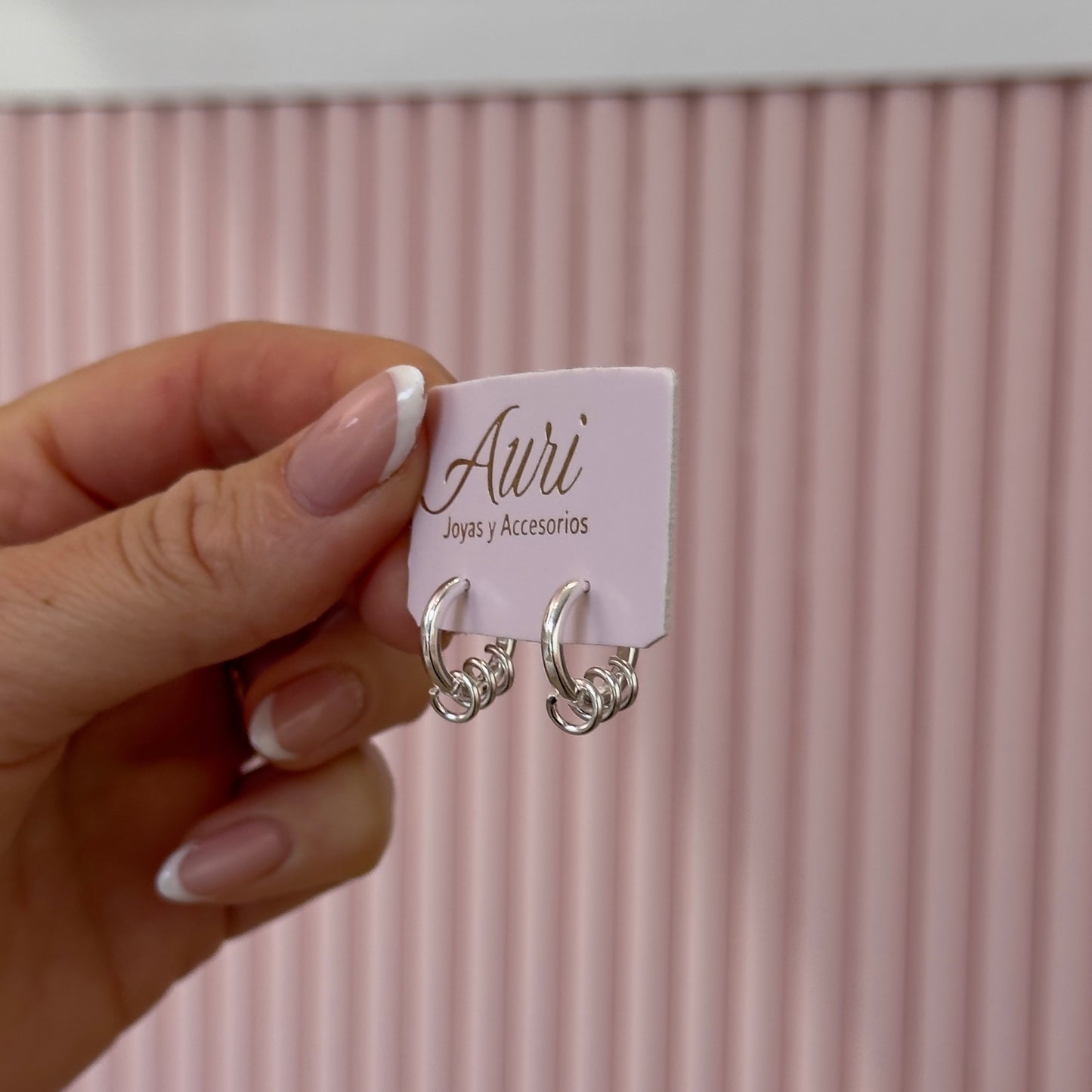 AROS ESPIRAL PLATA