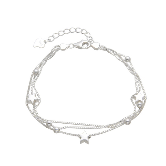 PULSERA TRIPLE ESTRELLAS