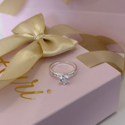 ANILLO CINTILLO CELEBRA PLATA