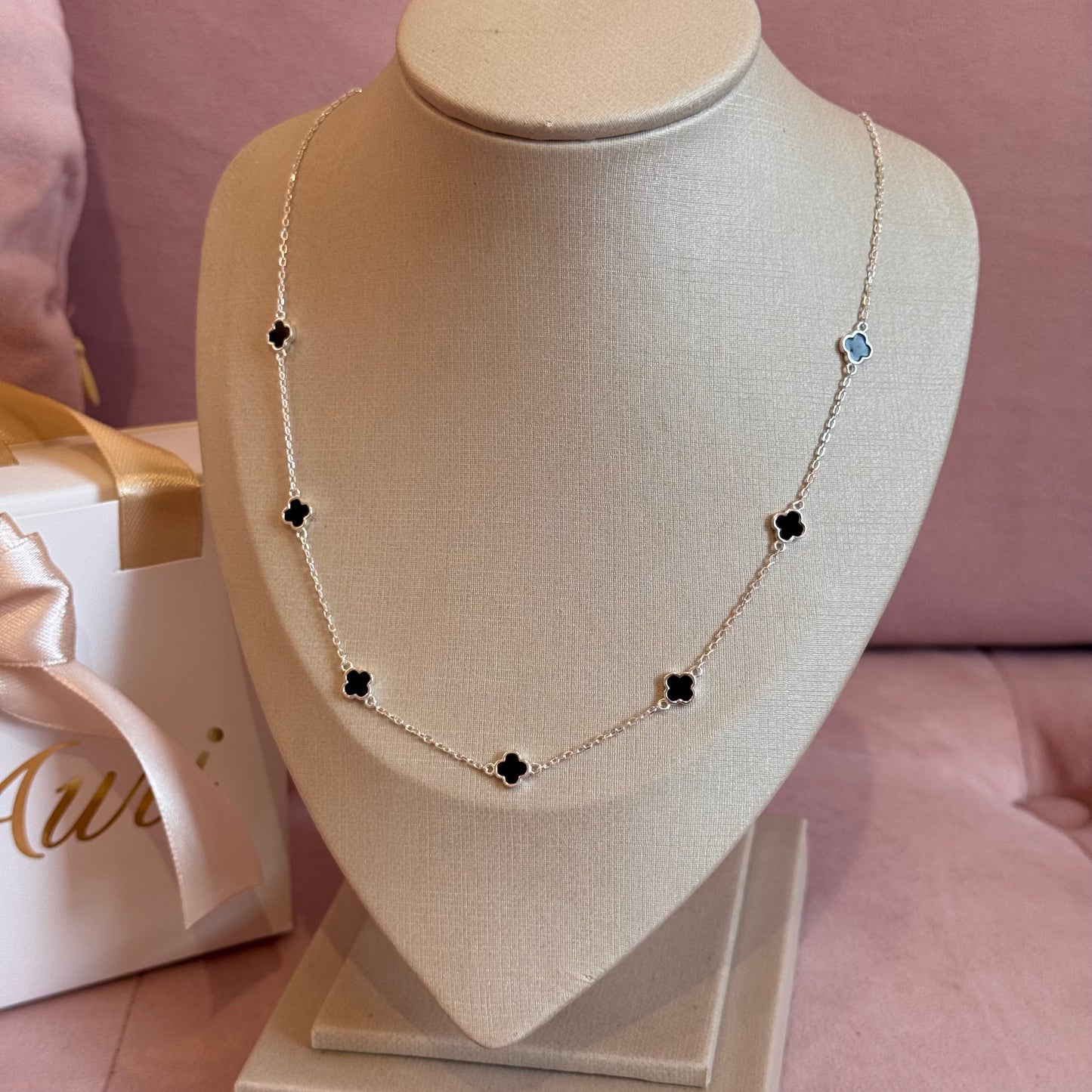 CADENITA ESTILO VAN CLEEF PLATA