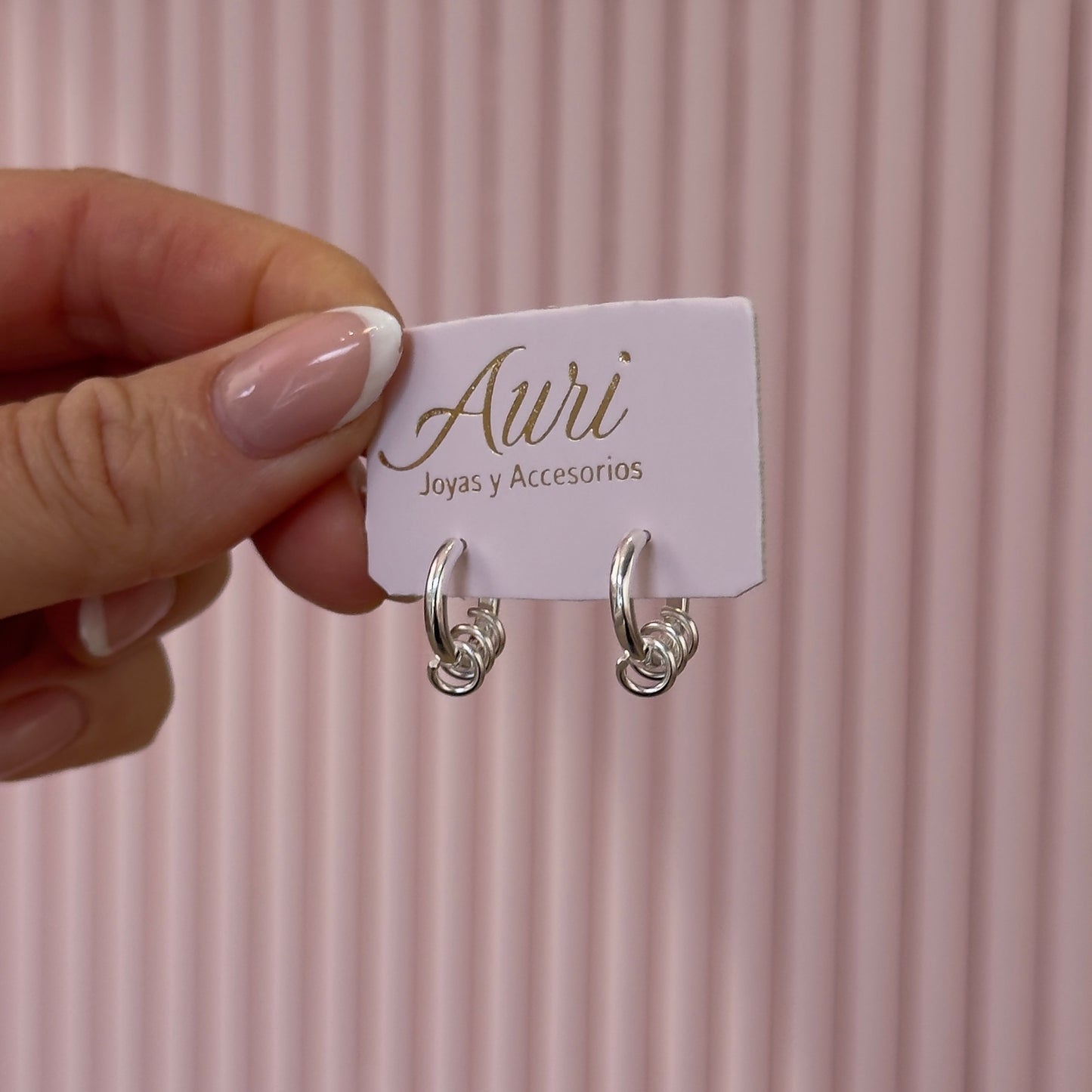 AROS ESPIRAL PLATA