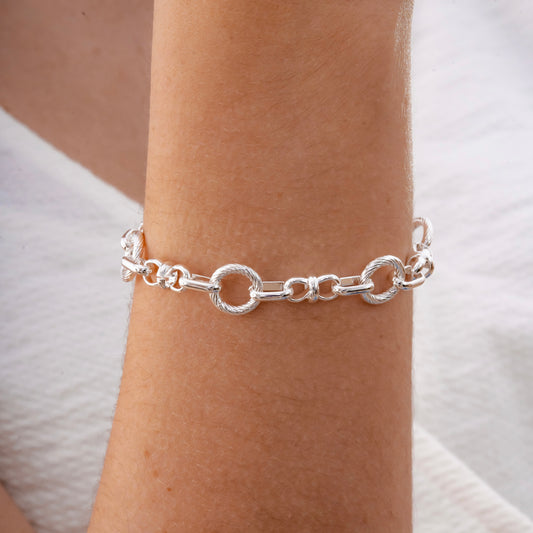 PULSERA ACERO BLANCO