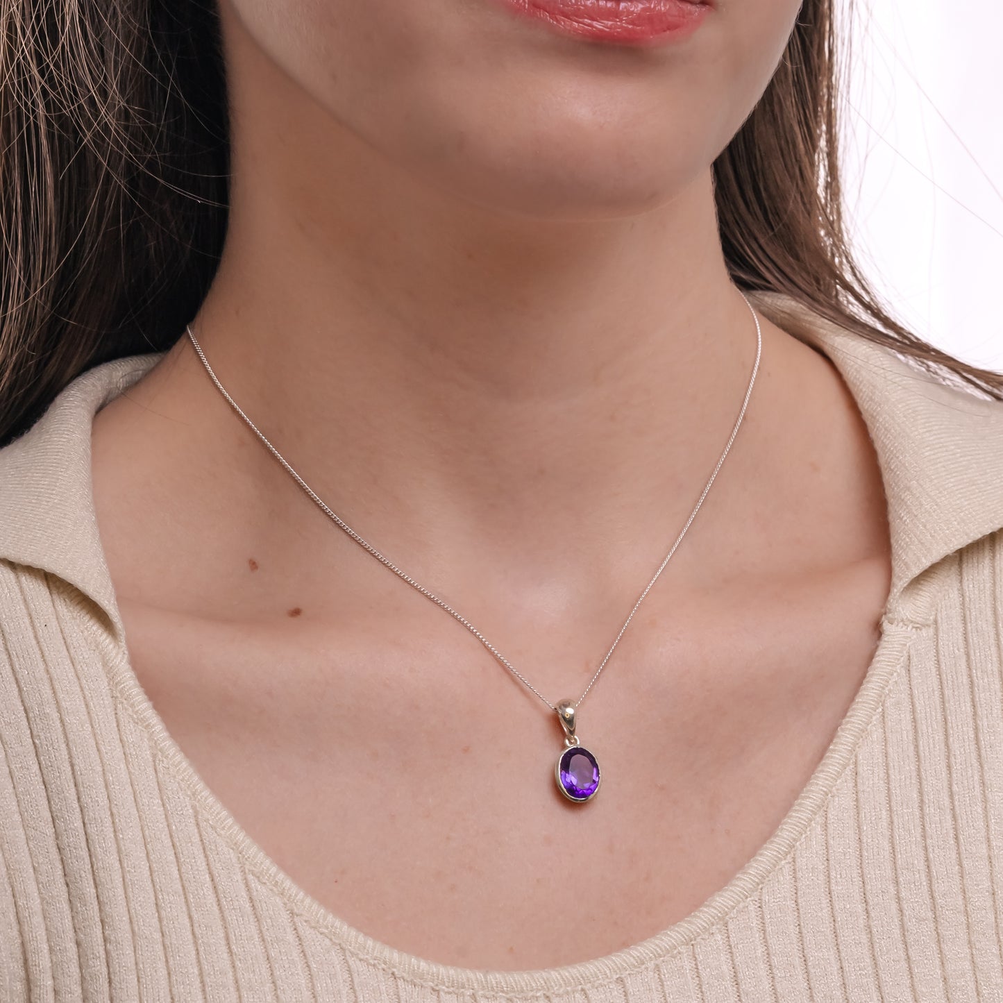 CADENITA AMATISTA PLATA
