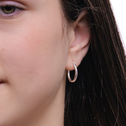 AROS LISOS OVAL PLATA