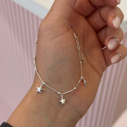 PULSERA ESTRELLITA PLATA