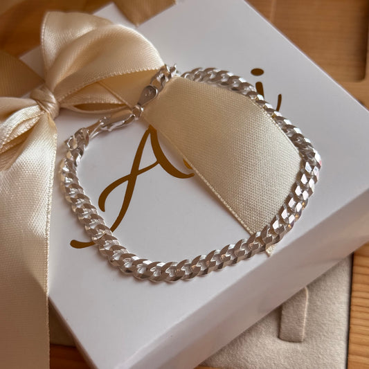 PULSERA DE HOMBRE PLATA