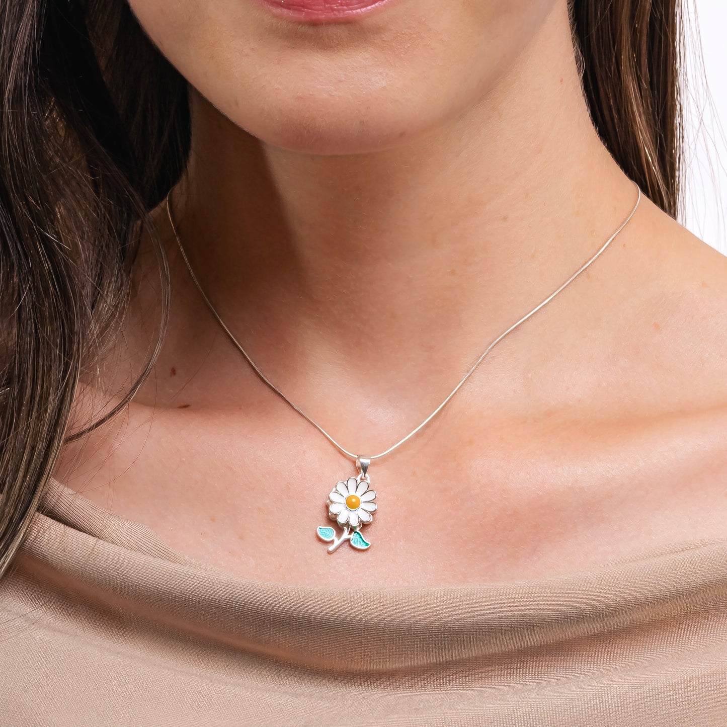 COLLAR MARGARITA PLATA