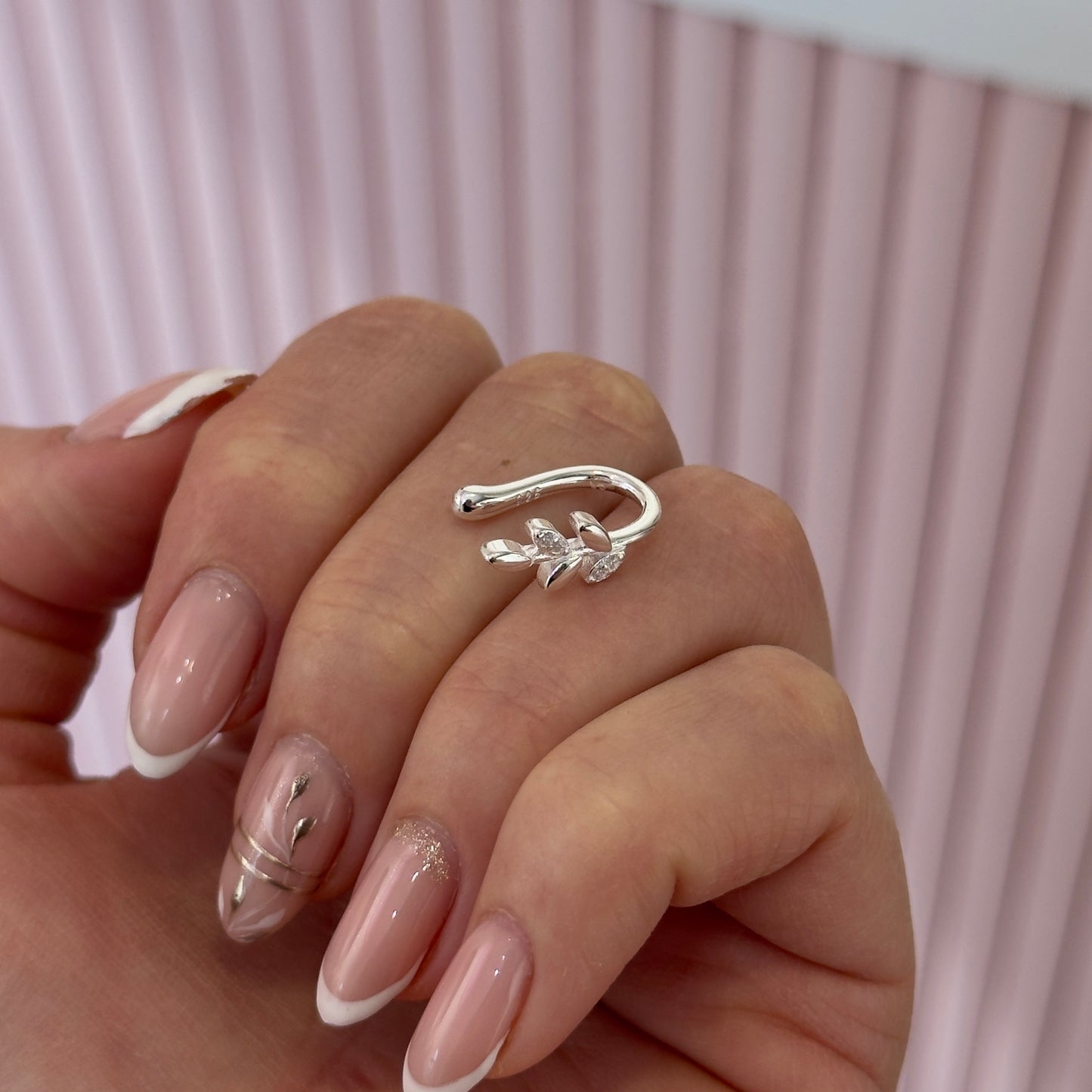EAR CUFF ESPIGA PLATA