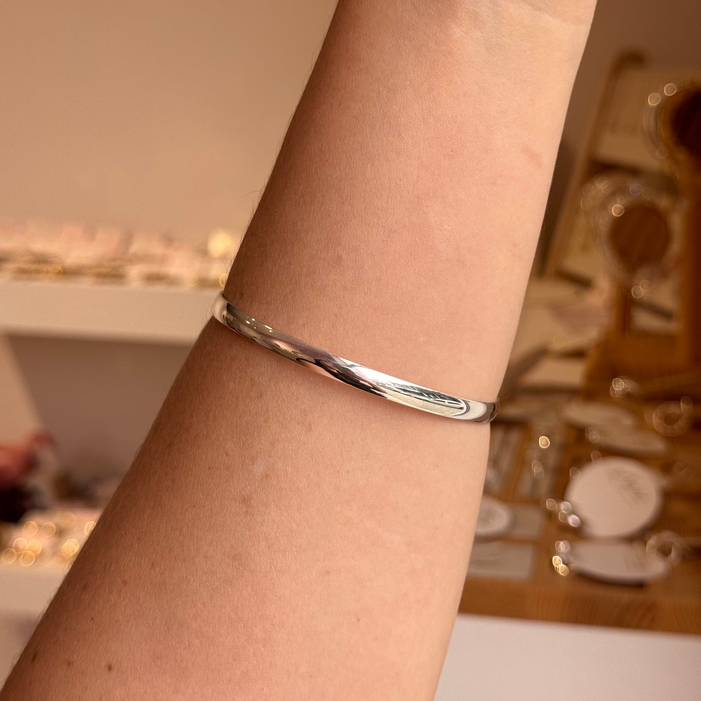 ESCLAVA ACERO BLANCO