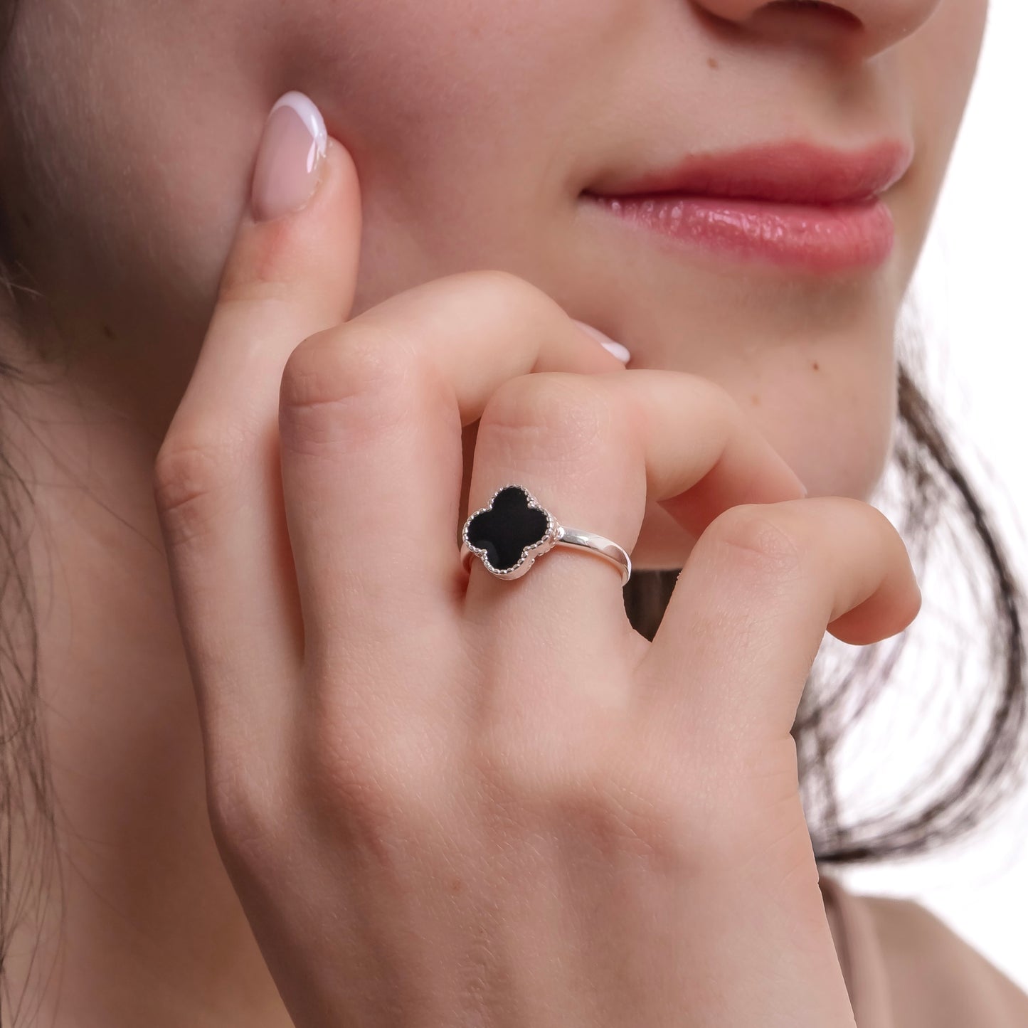 ANILLO ESTILO VAN CLEEF PLATA