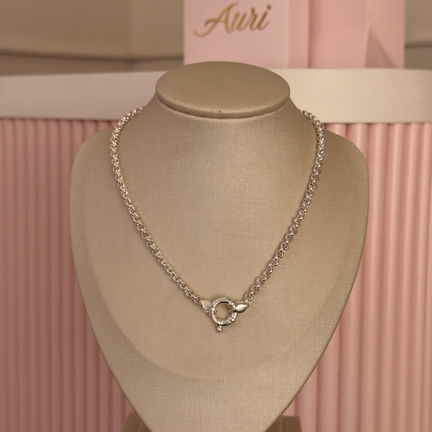 CADENA ROLOS DE PLATA