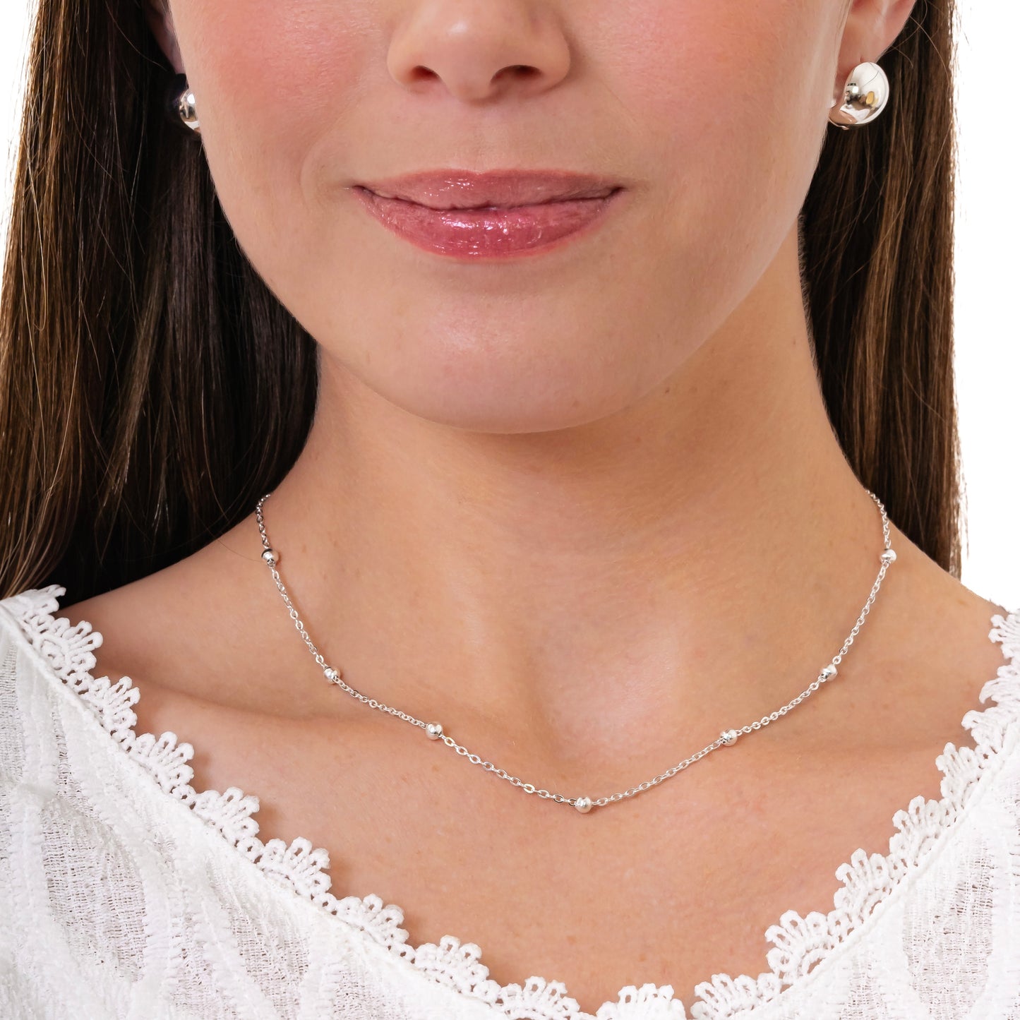 CADENITA ACERO BLANCO