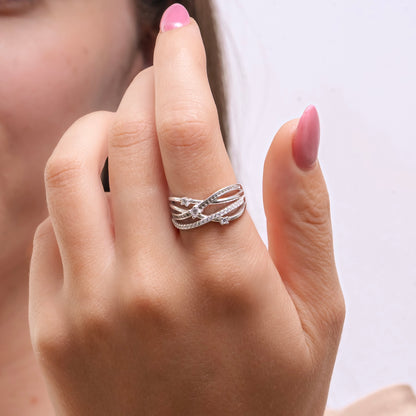 ANILLO DALYA PLATA