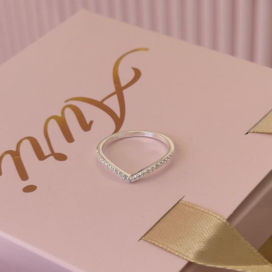 ANILLO V PLATA
